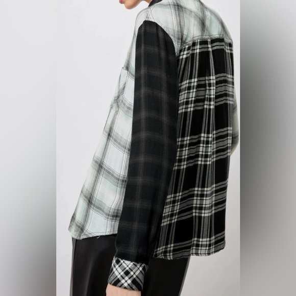 RAILS Hunter Mixed Onyx Plaid Size XS UNIQUE ! - Picture 2 of 10